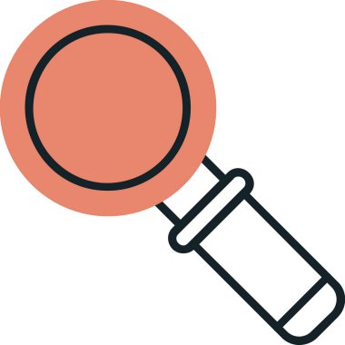 Ara. Web simgesi basit illüstrasyon 