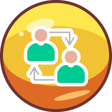 Web simgesi vektör illüstrasyonunu transfer et 