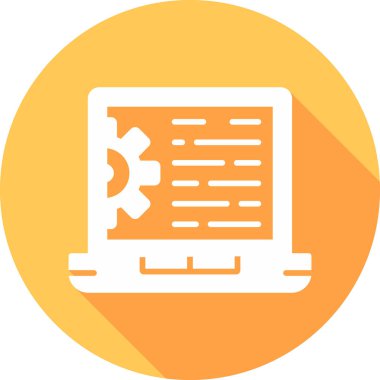 dizüstü bilgisayar ayarı simgesi, özet biçimi 