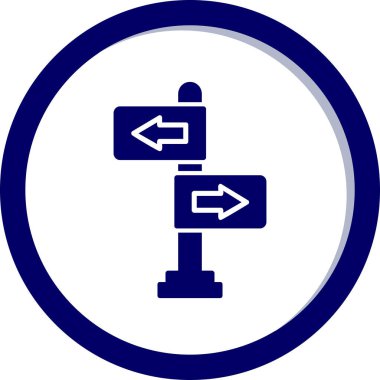 yönler web simgesi basit tasarım 