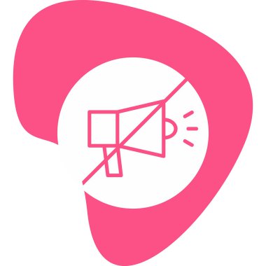 Web simgesi, vektör çizim sessiz 