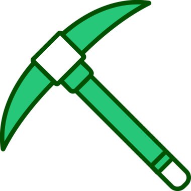 Kazma ağ simgesi, vektör illüstrasyonu                              