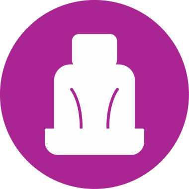 Güvenli araç koltuğu ikonu. Vektör. 