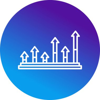 Sonuçlar düz simge, vektör illüstrasyonu