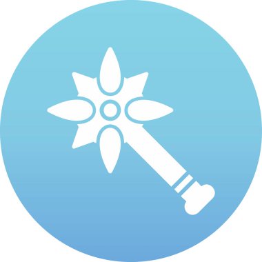 Topuz. Web simgesi basit illüstrasyon              