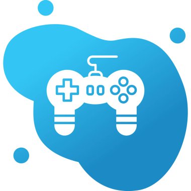 oyun denetleyici simgesi, vektör illüstrasyonu 