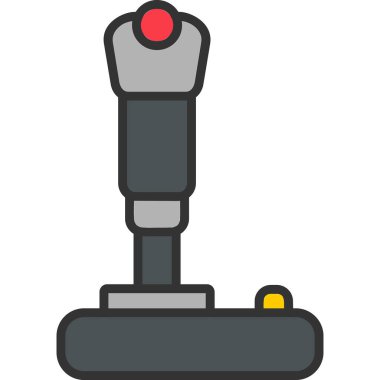 Modern joystick simgesinin vektör çizimi                             