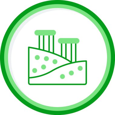 Harabeler. Web simgesi basit illüstrasyon