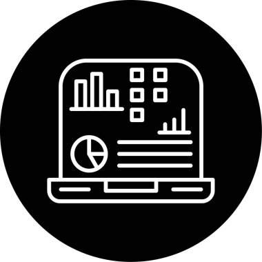 Eğilim biçimi izole edilmiş arka planda mali simge 