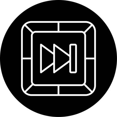 Hızlı ileri kutsal kişilerin resmi, vektör çizim                         