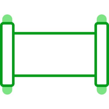 Eski Parşömen Web simgesi vektör çizimi