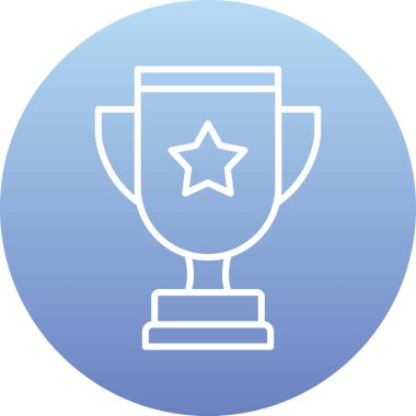 Kupa kupası. simge vektör illüstrasyonu