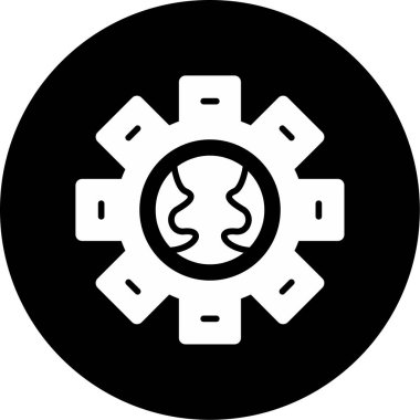 Virüs. Web simgesi basit tasarım