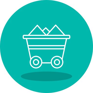 cart web simgesi basit illüstrasyon 