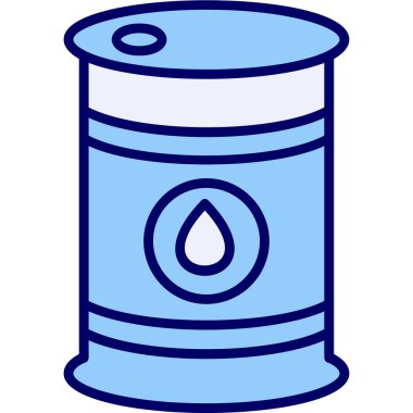 Petrol varil simge vektör çizim