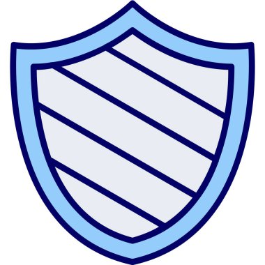 kalkan simgesi web basit illüstrasyon