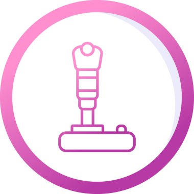 Modern joystick simgesinin vektör çizimi                             