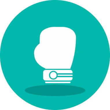 Boks eldiveni simge vektör çizim