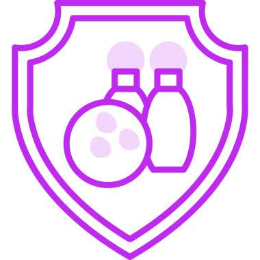 Rozet Web simgesi basit illüstrasyon 