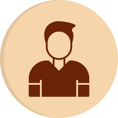 çalışan simgesi, vektör illüstrasyonu basit tasarım