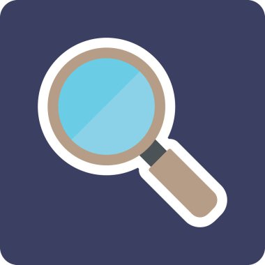 Ara. Web simgesi basit illüstrasyon 