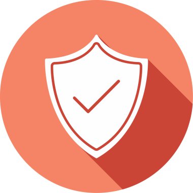 kalkan simgesi web basit illüstrasyon