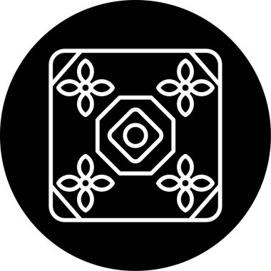 Döşeme. Web simgesi basit illüstrasyon