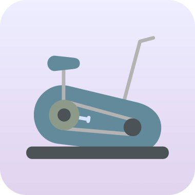 Sabit Bisiklet simge vektör çizim