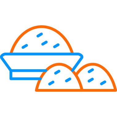 Tuz. Web simgesi basit illüstrasyon