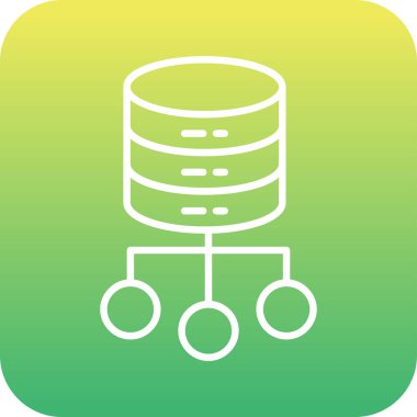 ağ web simgesi, vektör çizim 