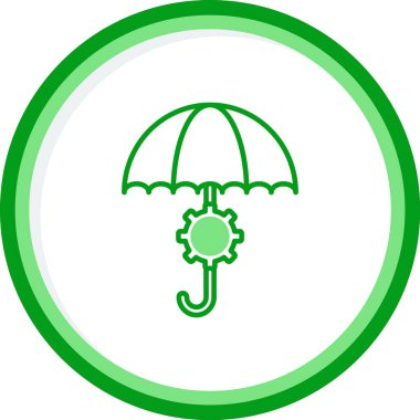 Kriz Yönetimi web simgesi vektör illüstrasyonu