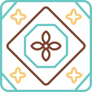 Döşeme. Web simgesi basit illüstrasyon