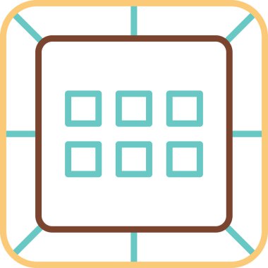 Uygulama simgesi, vektör illüstrasyonu basit tasarım