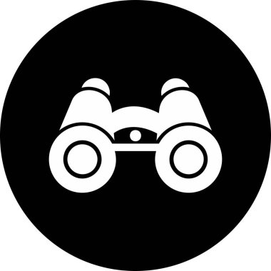 dürbün web simgesi, vektör çizim 