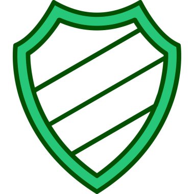 kalkan simgesi web basit illüstrasyon