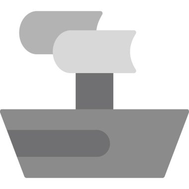 Trireme web simgesi vektör illüstrasyonu