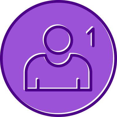 Takip simgesi, vektör illüstrasyonu basit tasarım