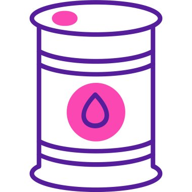 Petrol varil simge vektör çizim