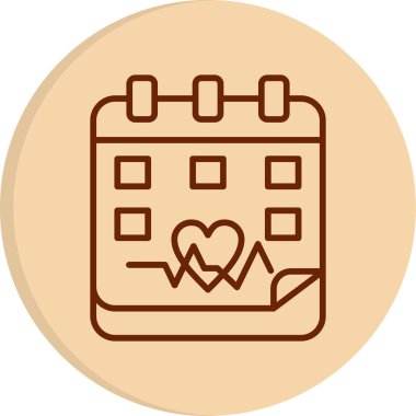 Takvim web simge vektör çizim