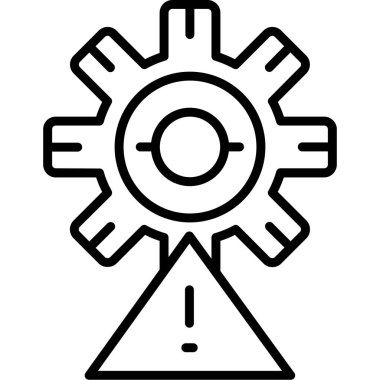 uyarı vektör çizgisi simgesi, uyarı simgesi