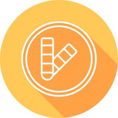 Renk Paleti web simgesi vektör çizimi