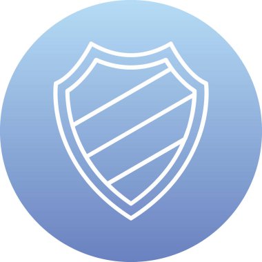 kalkan simgesi web basit illüstrasyon