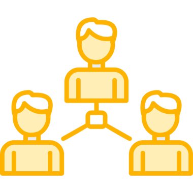 Sosyoloji simgesinin vektör illüstrasyonu 