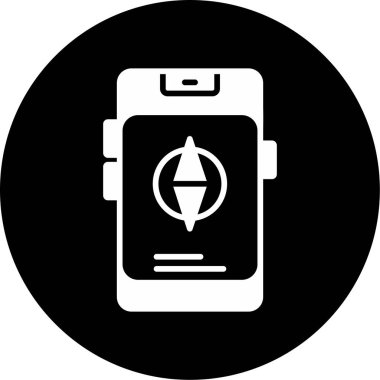 Pusula simgesi vektör resimlemesi 