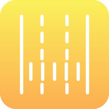 Lane web simgesi vektör illüstrasyonu