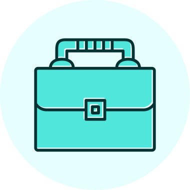 Evrak Çantası'nı web simge vektör çizim