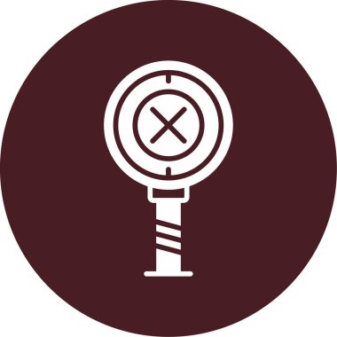 Düz simge, vektör gösterimi yanıtla 