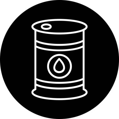 Petrol varil simge vektör çizim