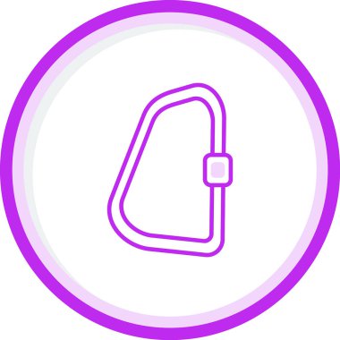 Karabinalı ağ simgesi vektör çizimi