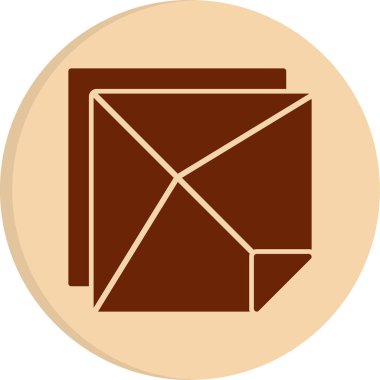 Kağıt. Web simgesi basit illüstrasyon